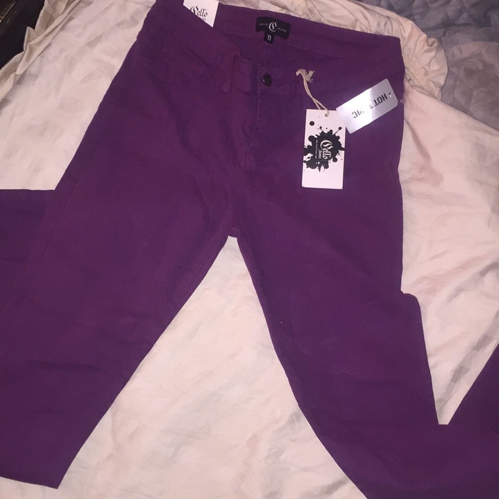 NWT purple cello jeans